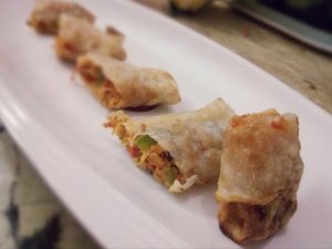 Baked Vegetable Spring Rolls with Rice Paper are healthy version of our regular spring rolls. Crunchy spring rolls with a delicious chinese filling.