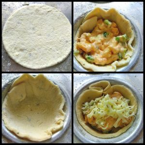 Cheese veg baskets (Mini veg pot pies)