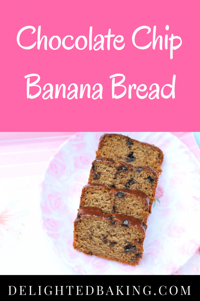 Chocolate Chip Banana Bread is a super simple one bowl recipe; add all the ingredients - one by one, bake and eat this with a hot cup of coffee or tea.