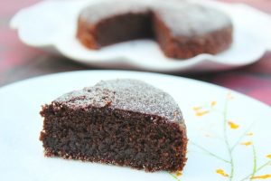 Whole Wheat Chocolate Cake / Eggless Atta Chocolate Cake - Now eat chocolate cake without worrying about unhealthy ingredients. A healthy version of the most loved cake!