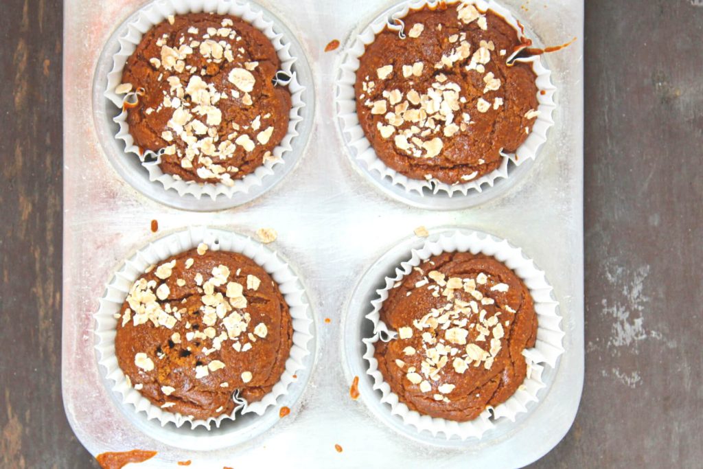 Healthy Banana Oats muffins : No Sugar, No Oil and No Egg. For preparing these banana muffins, all you need is a blender jar - Add all the ingredients into the blender, blend, bake and enjoy these easy and quick banana oats muffins.