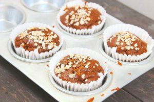 Healthy Banana Oats muffins : No Sugar, No Oil and No Egg. For preparing these banana muffins, all you need is a blender jar - Add all the ingredients into the blender, blend, bake and enjoy these easy and quick banana oats muffins.
