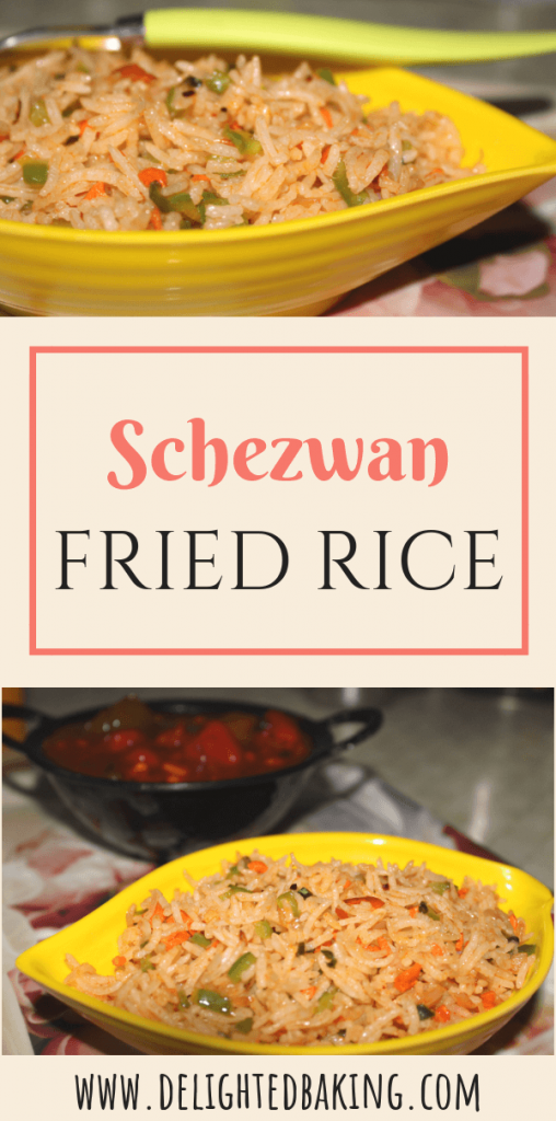 Schezwan Veg Fried Rice : Prepare restaurant style schezwan fried rice quickly and easily at home!