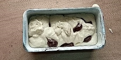 Eggless Marble Cake - Learn to make classic marble cake without using eggs. 