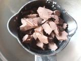 Add chopped dark chocolate in a bowl